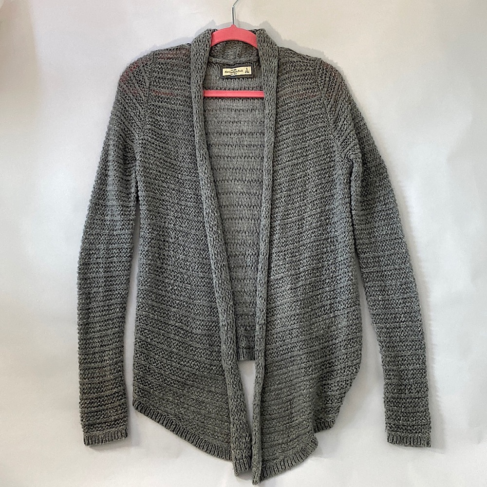 Small Abercrombie and Fitch knitted cardigan. Gently used.